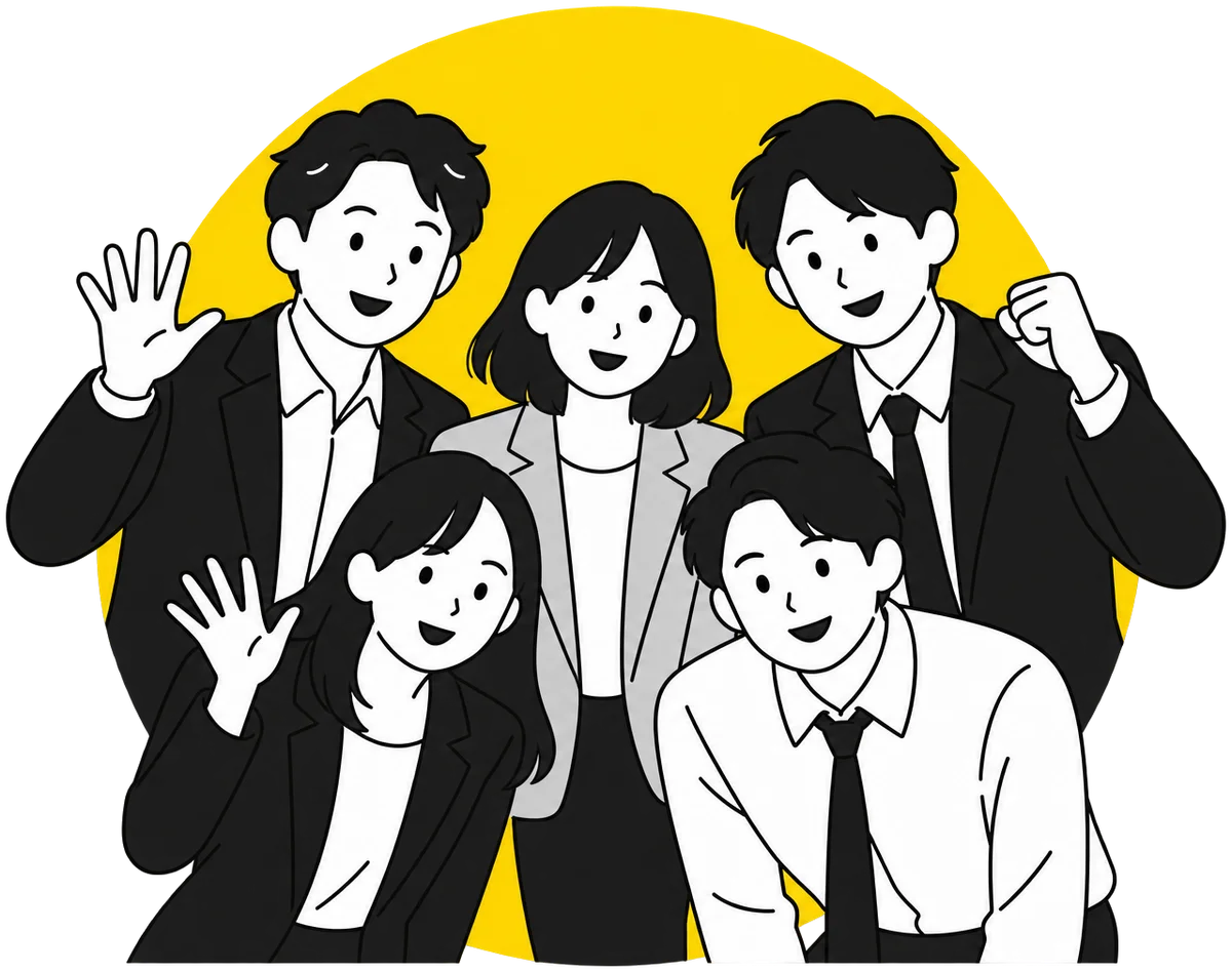 メンバーのイラスト